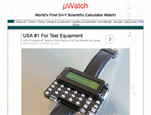 Tablet Screenshot of calcwatch.com